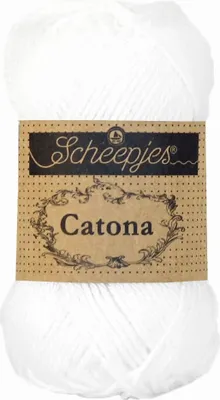 Produktbild von Scheepjes Catona 100g 106 Snow White