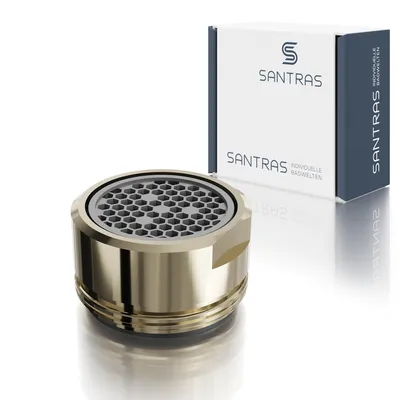 Produktbild von SANTRAS® Luftsprudler M24 in Edelmessing (Gold)