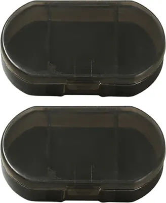 Produktbild von 2-teilige Pillendose, lichtgeschützt, unterteilt, transparent, staubdicht, tragbar, zum Mitnehmen, Pillenspenderbox, Haushaltsbedarf
