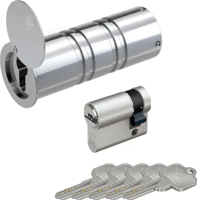Produktbild von BASI - Rohrtresor mit Profil-Halbzylinder - SET - RT 101-MS - VB2140-0004