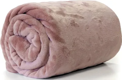 Produktbild von Unique Living Plaid/Decke - Fleece - rosa - 130 x 180 cm