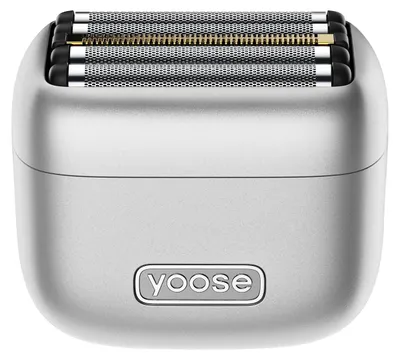 Obrázok produktu pre Mini elektrická holiaca strojček pre pánov, vodotesná (IPX7), s USB-C nabíjaním. Mini holiaca strojček pre pánov s magnetickým strieborným dizajnom