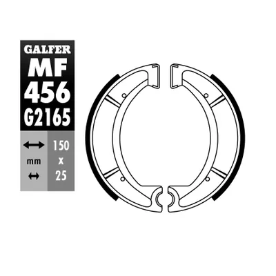 Image de Galfer Plaquette de frein MF456