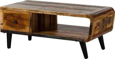 Produktbild von MASSIVMOEBEL24 Couchtisch Altholz 120x60x53 mehrfarbig lackiert SIXTIES #106