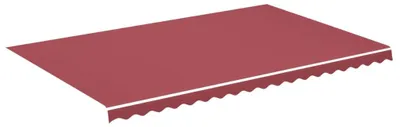 Obrázok produktu pre vidaXL Náhradný materiál na markízu, burgundská farba, 480x295 cm, polyester