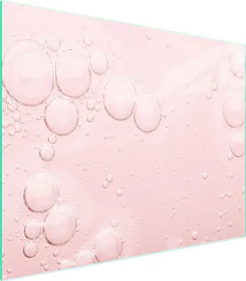 Image de Planche à découper en verre 52x40 rose