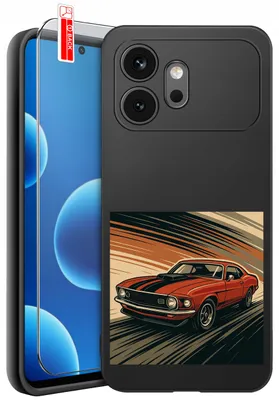 Productafbeelding van Beschermhoezen voor de Honor 600 – Designs | Mat siliconen hoesje + 9H glas