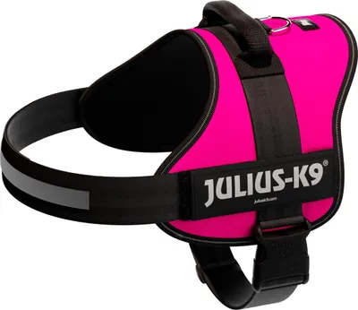 Obrázok produktu pre Julius-K9® Powerharness®, veľkosť 0-3 82-115 cm/50 mm fuchsiová