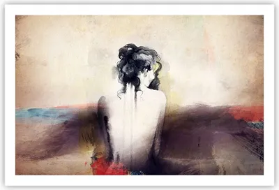 Produktbild von Poster - Poster ohne Rahmen - Frau handeln nackt - 91,5x61 cm - Wand Bild - Wanddeko - Wandbilder - Kunstposter - Wandposter - Bilder - Kunstdruck - Wanddekoration - Wandbild - P2XAA91x61-3657