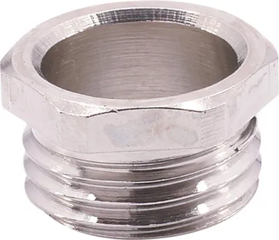 Imagen del producto de Tornillo de presión PG7x1,27 MSD-PG7, hexagonal, de latón (CuZn) niquelado, con una longitud de rosca de 5,5 mm - 1 unidad