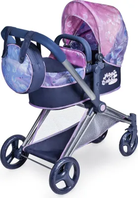 Obrázek produktu pro DeCuevas 81776 Skládací kočárek pro panenky 3 v 1 s taškou Magic Bubble 2024 - 73 cm