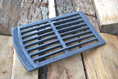 Produktbild von SEZAM - Ofenrost 32,2 x 19 cm Gusseisen Gussrost Kaminrost eckig Ascherost Kaminofen Tafelrost Rost Ofengitter Kamin