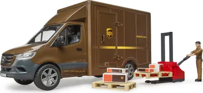 Zdjęcie produktu dla Bruder 02678 MB Sprinter UPS ze sterownikiem i akcesoriami