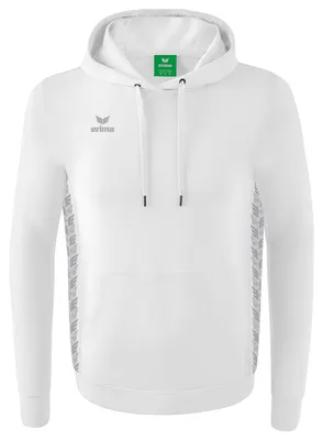 Produktbild von Erima Essential Team Hoody Weiß/Monumentgrau