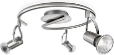 Produktbild von Philips 580021716 myLiving Deckenleuchte mit Nickel 3 x 35 W