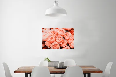 Produktbild von MuchoWow® Poster Rosen - Blumenstrauß - Rosa 90x60 cm - Schlafzimmer