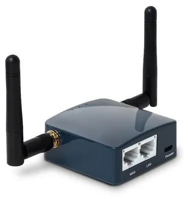 Produktbild von GL.iNet GL-AR300M16-Ext Tragbarer Mini-Reise-Wireless-Taschenrouter – WLAN-Router/Access Point/Extender/WDS | OpenWrt | 2 x Ethernet-Ports | OpenVPN/Wireguard VPN | USB 2.0-Anschluss