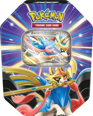 Produktbild von Pokémon|Amigo Pokémon-Sammelkartenspiel: Tin-Box Schlagkräftige Legenden: Zacian-ex