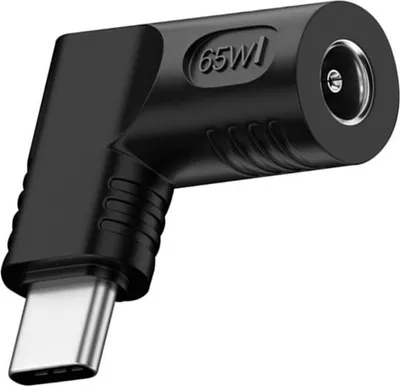 Obrázok produktu pre INF DC Female na USB Type-C Male Adaptér - 65W PD Napájanie, I-tvarový konektor