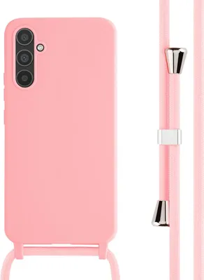 Image de imoshion Étui en silicone avec cordon pour le Samsung Galaxy A34 (5G) - Rose