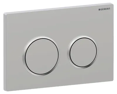 Produktbild von GE Omega20 BetPl., für 2-Mengen-Sp. mattchrom lackiert, Etc. / hgl.verchr.