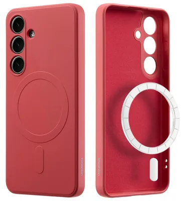 Imagen del producto de Funda de Colores con MagSafe para Samsung Galaxy S24 Plus - Dusty Rose
