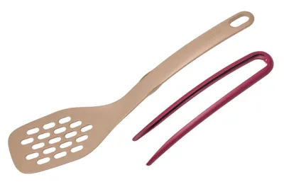 Immagine prodotto di Tefal K0260514 Spatola e pinza da cucina 2 in 1 Enjoy | Resistente al calore fino a 220 °C