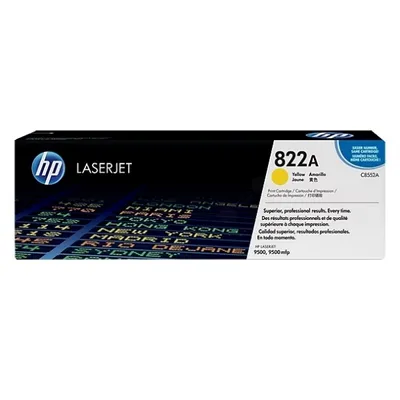 Produktbild von HP 822A Yellow Original LaserJet Toner Cartridge, 25000 Seiten, Gelb, 1 Stück(e)
