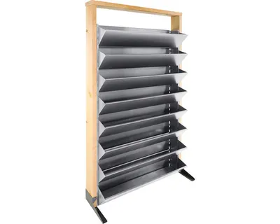 Produktbild von Hochbeet Vertikalbeet bellissa Inalto L8 100 x 32 x 180 cm silber