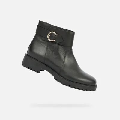 Produktbild von Geox Schwarze Damenstiefeletten Hoara 37