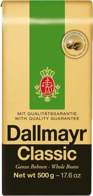 Zdjęcie produktu dla Dallmayr Classic 500g, 500 g, Americano, Espresso, Średnie palona, 1 szt., Torba