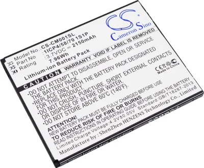 Immagine prodotto di TECHTEK Batteria compatibile con sostituisce 1ICP4/58/70 1S1P