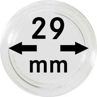 Produktbild von Lindner 2251029 Münzkapseln 29 mm-100er Pack