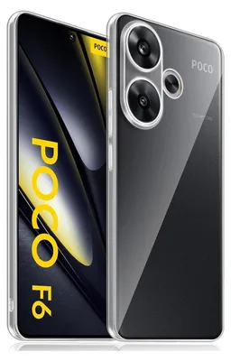 Produktbild von Conie Silikon Schutzhülle für Xiaomi Poco F6 Tasche klar Case Cover Bumper Hülle durchsichtig in transparent
