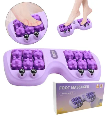 Produktbild von Fußmassagegeräte,Fußmassageroller,Portable Dual Foot Massage Roller,Fußmassagerolle für Plantarfasziitis,Massagegerät für Füße Fersensporn,Foot Massag