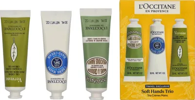 Produktbild von L'Occitane Soft Hands Trio Set Almond Delicious 30ml / Shea Butter 30ml / Verveine Cooling 30ml 90 ml