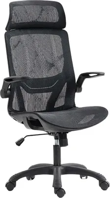 Zdjęcie produktu dla Yoranson T008 Ergonomiczny fotel gamingowy z siatki z podłokietnikami 3D, odchylany o 110°, oddychające, wysokie oparcie, fotel biurowy do domowego biura, czarny
