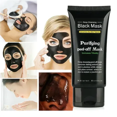 Produktbild von 2 ST Schwarze Maske Aktivkohle Remover Deep Cleansing Gesichtspflege 50ml