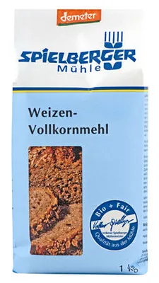Produktbild von Spielberger Weizenvollkornmehl, demeter 1kg