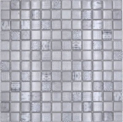 Produktbild von Glasmosaik Mosaikfliese weiss glänzend Afrika Wand Küche Bad Dusche MOS68-WL14_f