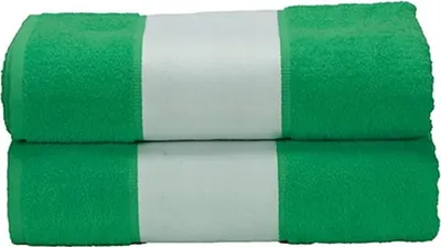 Immagine prodotto di A&R AR081 | Asciugamano da bagno SUBLI-Me®, 70 x 140 cm - Colore: Verde irlandese - Dimensioni: 70 x 140 cm