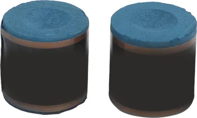 Produktbild von 2pcs Pool Cue Billard Kreidezubehör Zylinder starke Haftblau