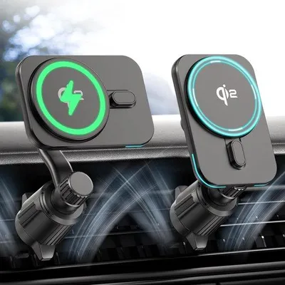 Produktbild von Azomor® Universelle MagSafe Autohalterung und kabelloses Ladegerät für iPhone-Modelle