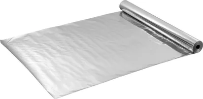 Obrázek produktu pro SucceBuy izolační fólie z perforované tkaniny, tloušťka 0,15 mm, 122 cm x 38,1 m, oboustranná hliníková fólie pro tepelnou ochranu a izolaci oken a střech obytných vozů