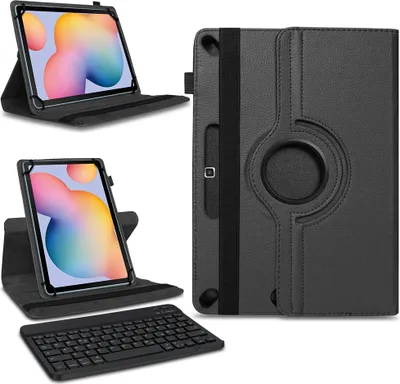 Produktbild von Tablet Case Tastatur Xiaomi Pad 6 / Pro Hülle Schutzhülle Bluetooth Tastatur QWERTZFarben:Schwarz