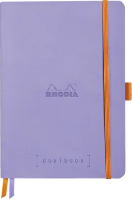 Produktbild von Rhodia Goalbook A5 120 Bl elfenbein 90g, Dot/punktkariert Schwertlilie 117749C