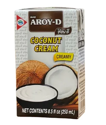 Produktbild von Aroy-d | Kokoscreme - 250 Ml - 85% Fettgehalt - Vegane Alternative - Pflanzliche Creme