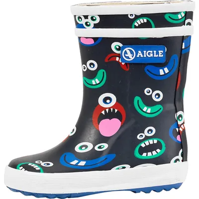 Produktbild von Aigle Baby Flac Theme  Monsters schwarz/bunt-kombi Gr. 23