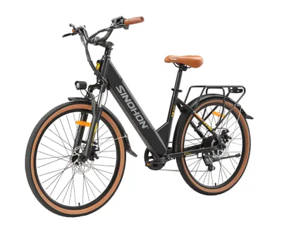 Produktbild von EM300 City Commuter E-Bike,25 km/h,36V 12,5Ah,26 Zoll,Shimano 7-Gang,Reichweite 60 km