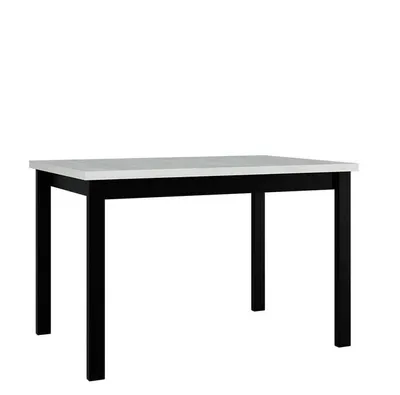 Obrázek produktu pro Rozkládací kuchyňský stůl 120x80 cm ELISEK 1 - bílý / černý